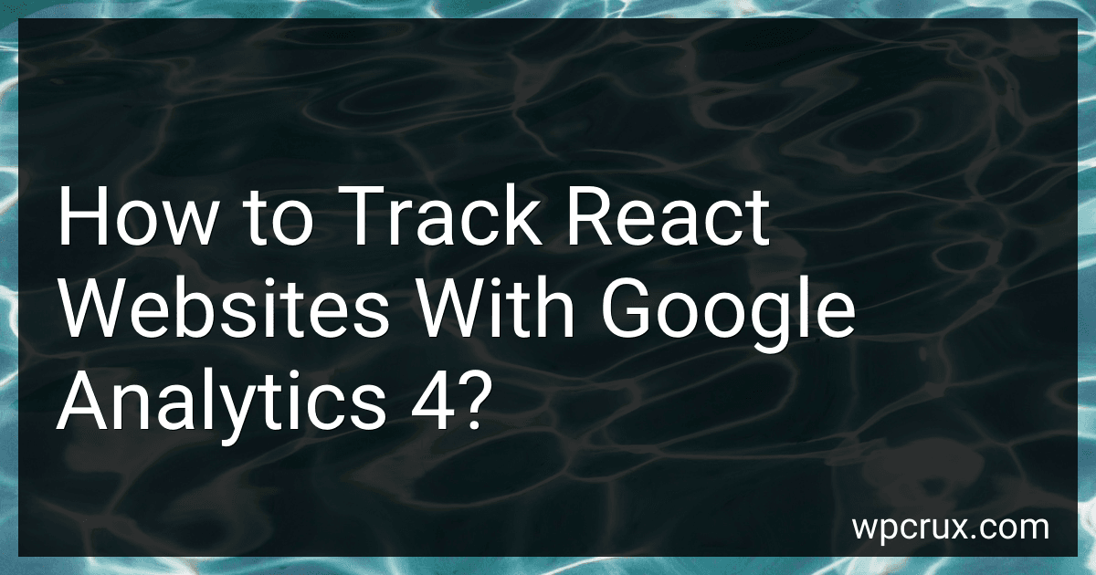How to Track React Websites With Google Analytics 4? image