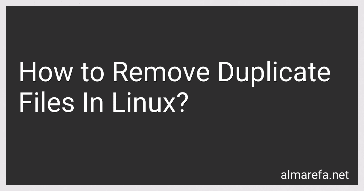 How to Remove Duplicate Files In Linux? image