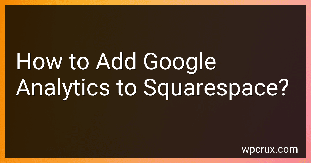How to Add Google Analytics to Squarespace? image