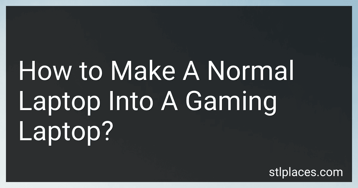 How to Make A Normal Laptop Into A Gaming Laptop? image