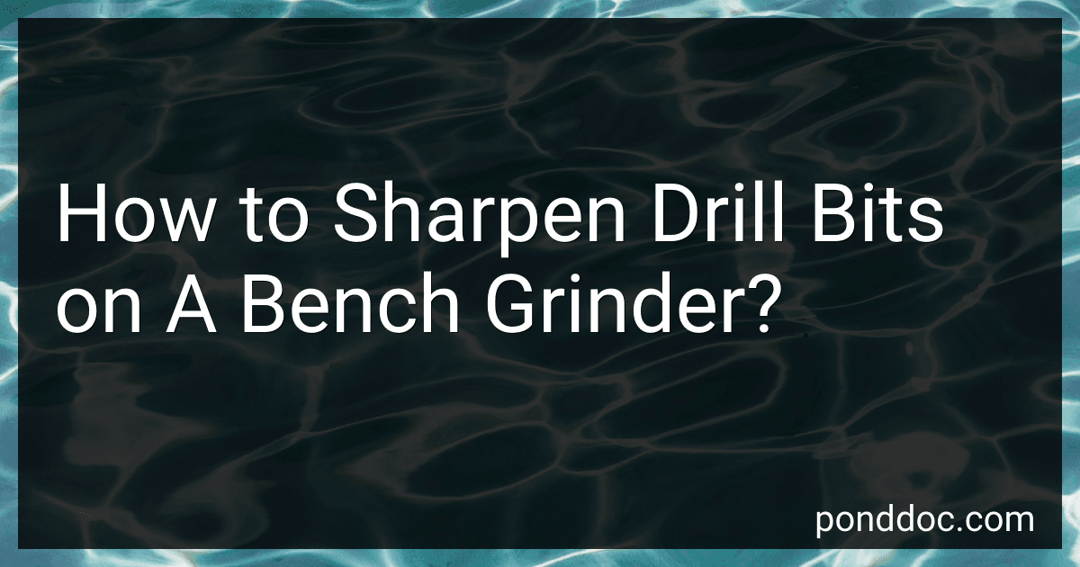 How to Sharpen Drill Bits on A Bench Grinder? image