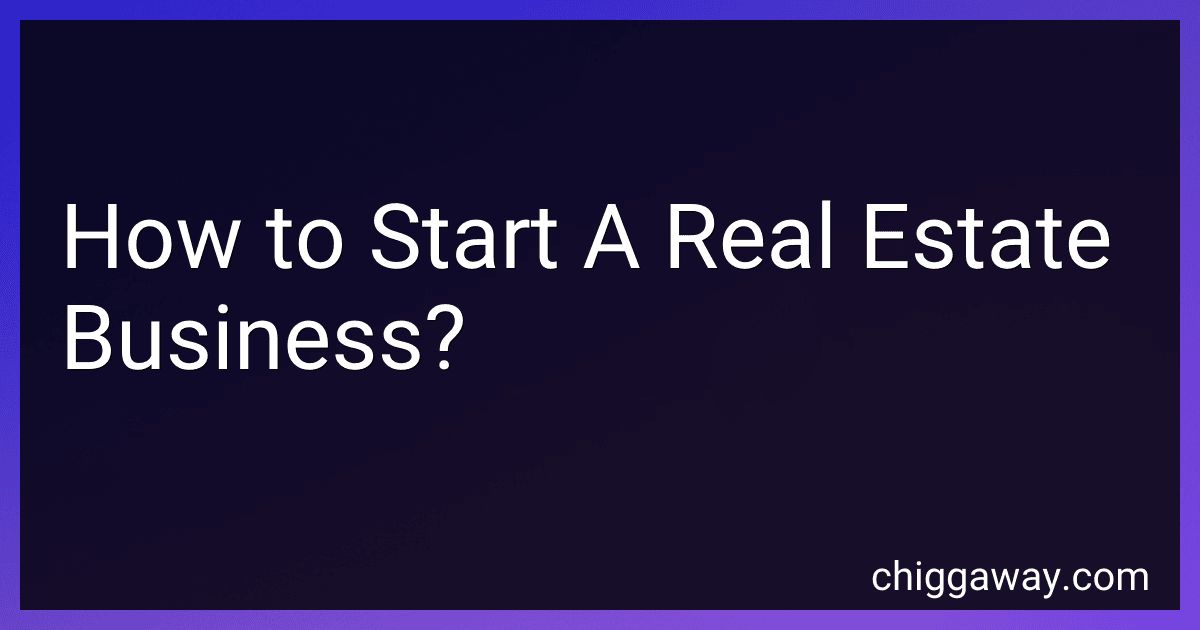 How to Start A Real Estate Business? image