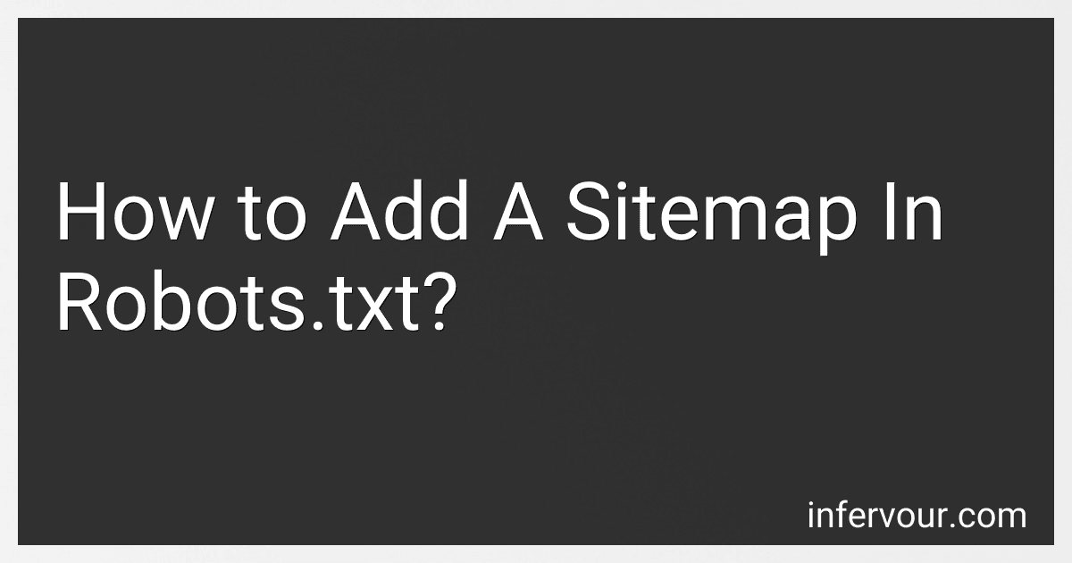 How to Add A Sitemap In Robots.txt? image