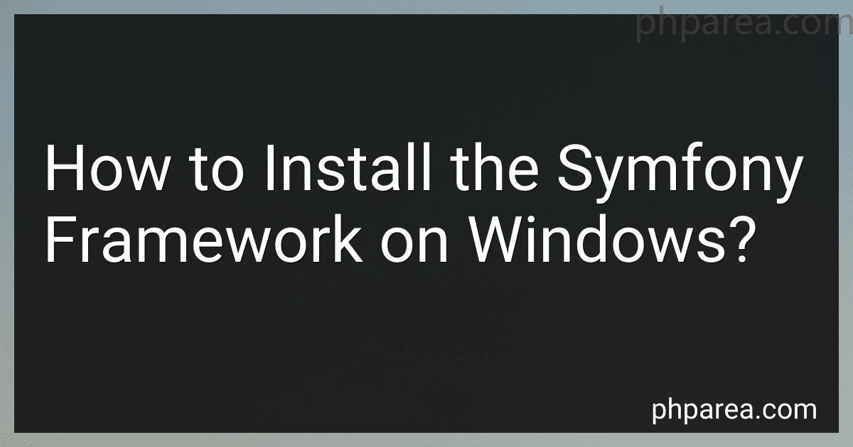 How to Install the Symfony Framework on Windows? image