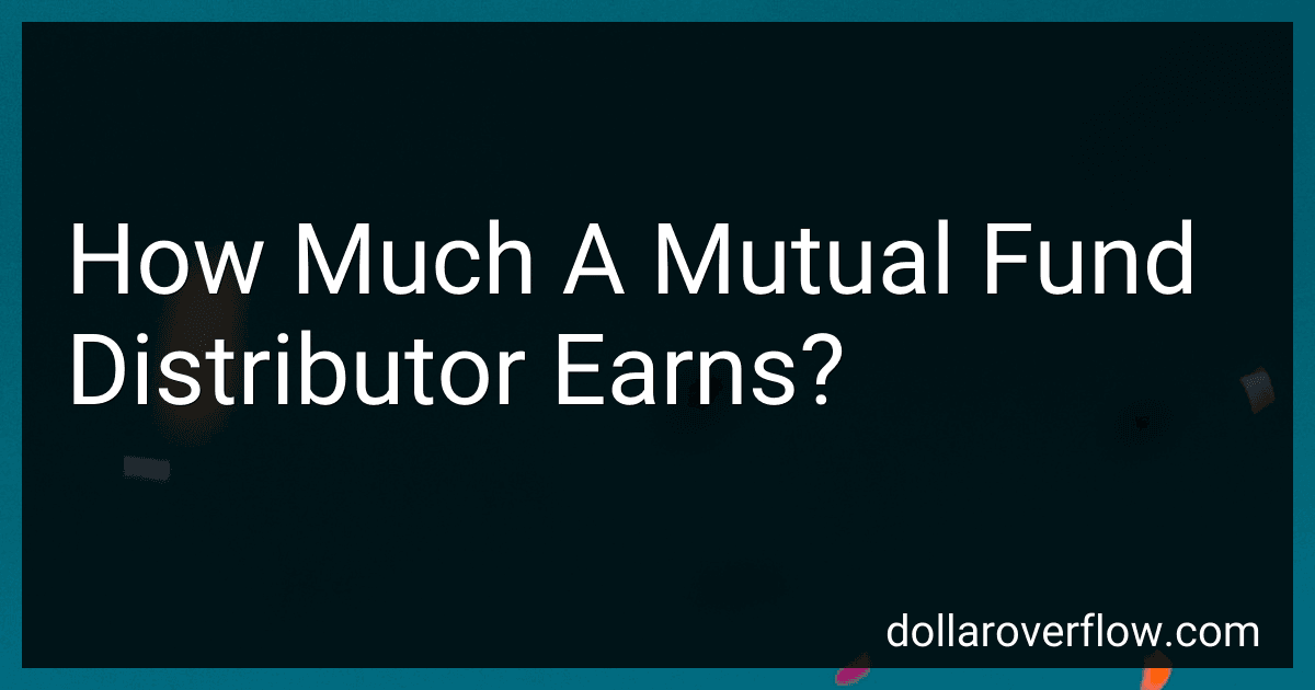How Much A Mutual Fund Distributor Earns? image