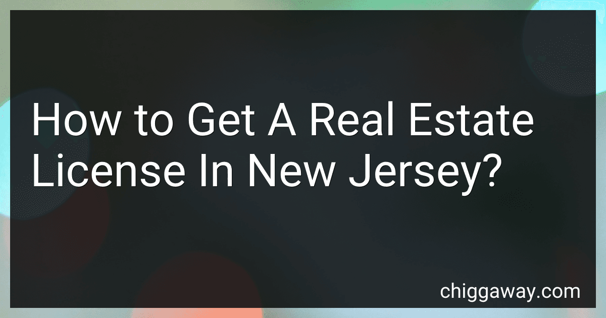 How to Get A Real Estate License In New Jersey? preview