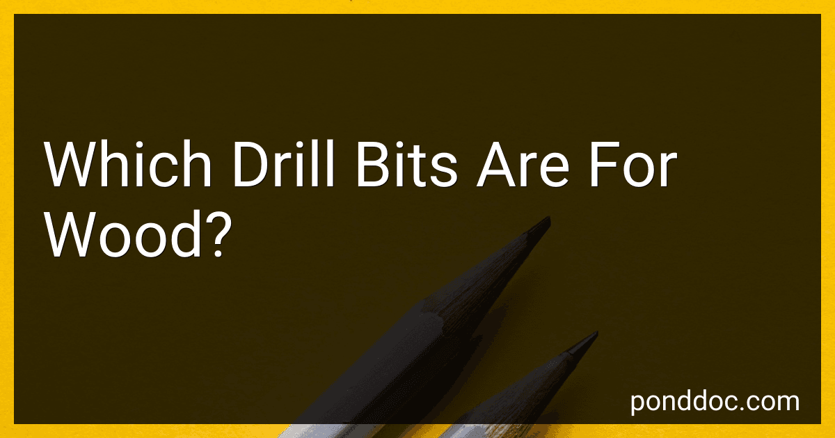 Which Drill Bits Are For Wood? image