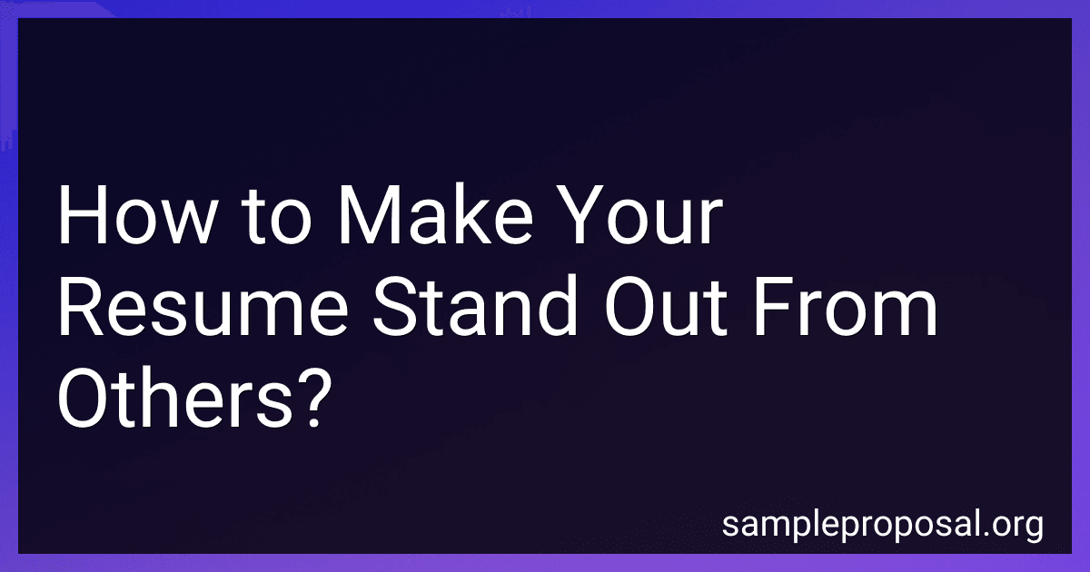 How to Make Your Resume Stand Out From Others? image