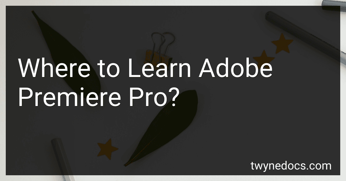 Where to Learn Adobe Premiere Pro? image