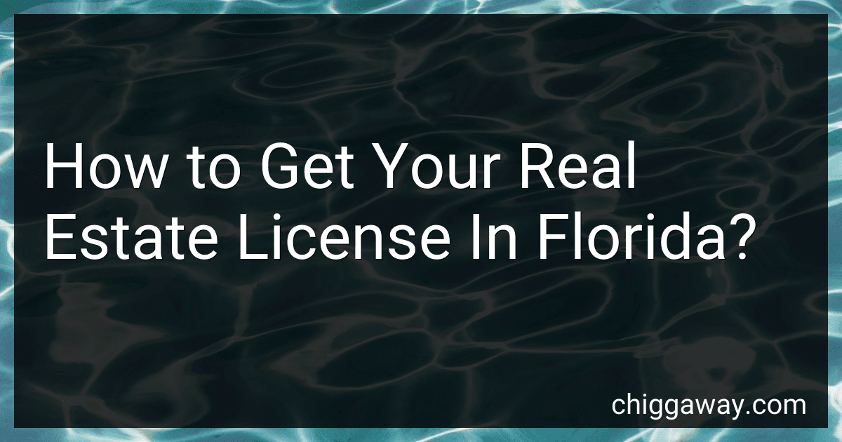 How to Get Your Real Estate License In Florida? image