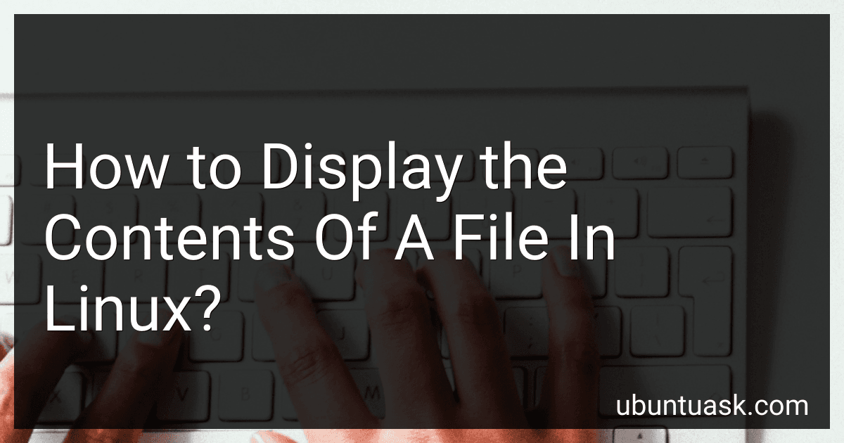 How to Display the Contents Of A File In Linux? image