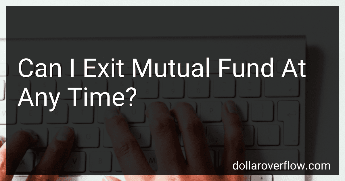 Can I Exit Mutual Fund At Any Time? image