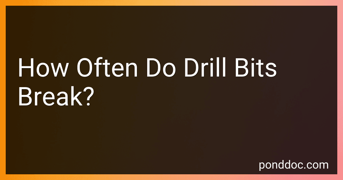 How Often Do Drill Bits Break? image