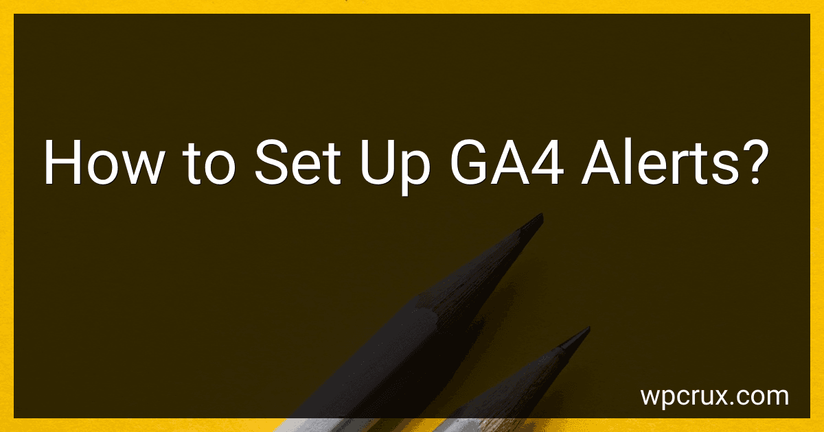 How to Set Up GA4 Alerts? image