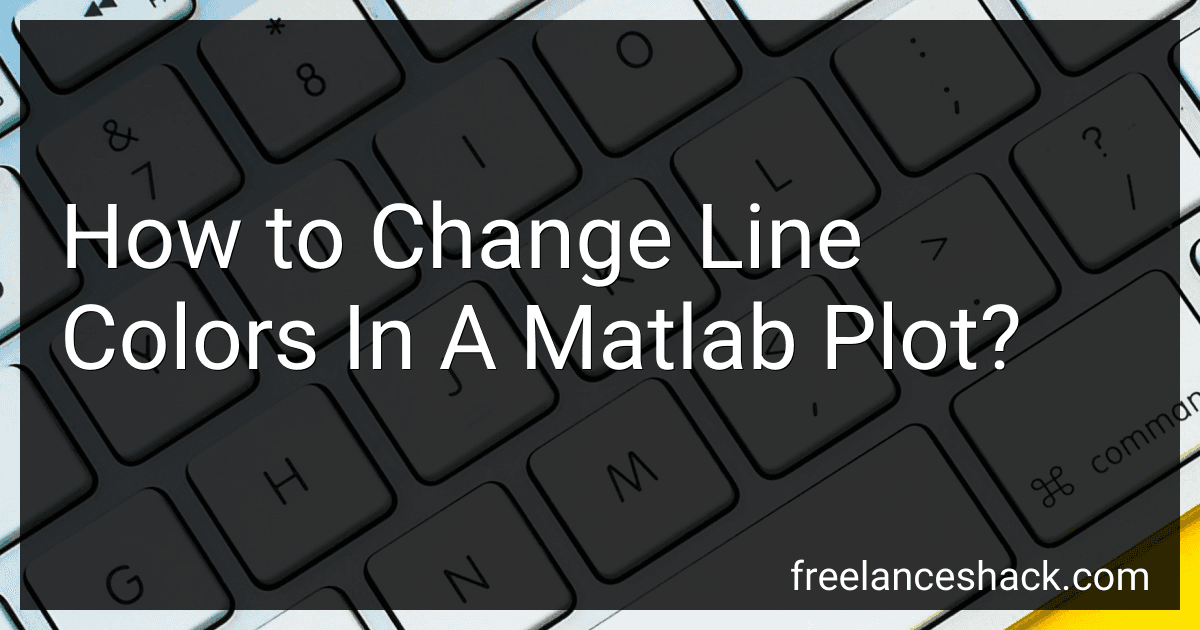 How to Change Line Colors In A Matlab Plot? image