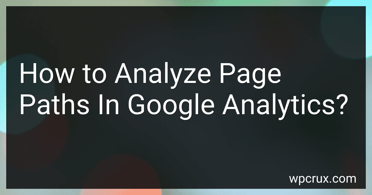 How to Analyze Page Paths In Google Analytics? image