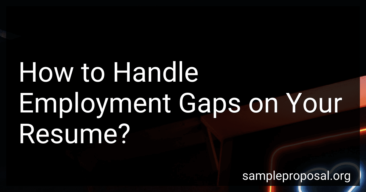 How to Handle Employment Gaps on Your Resume? image