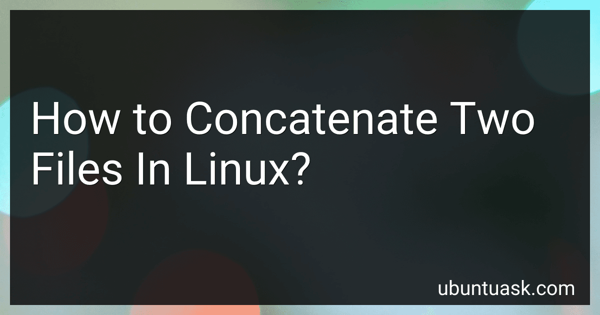 How to Concatenate Two Files In Linux? image