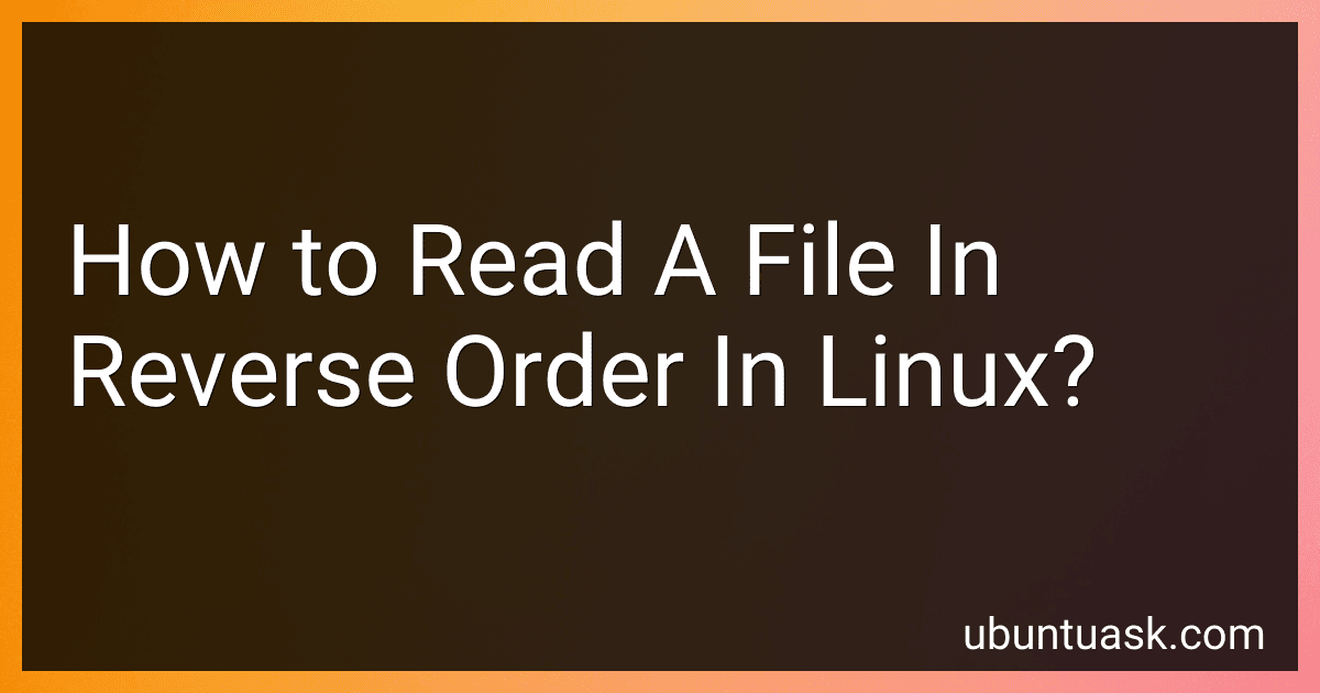 How to Read A File In Reverse Order In Linux? image