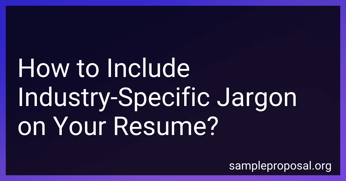 How to Include Industry-Specific Jargon on Your Resume? image