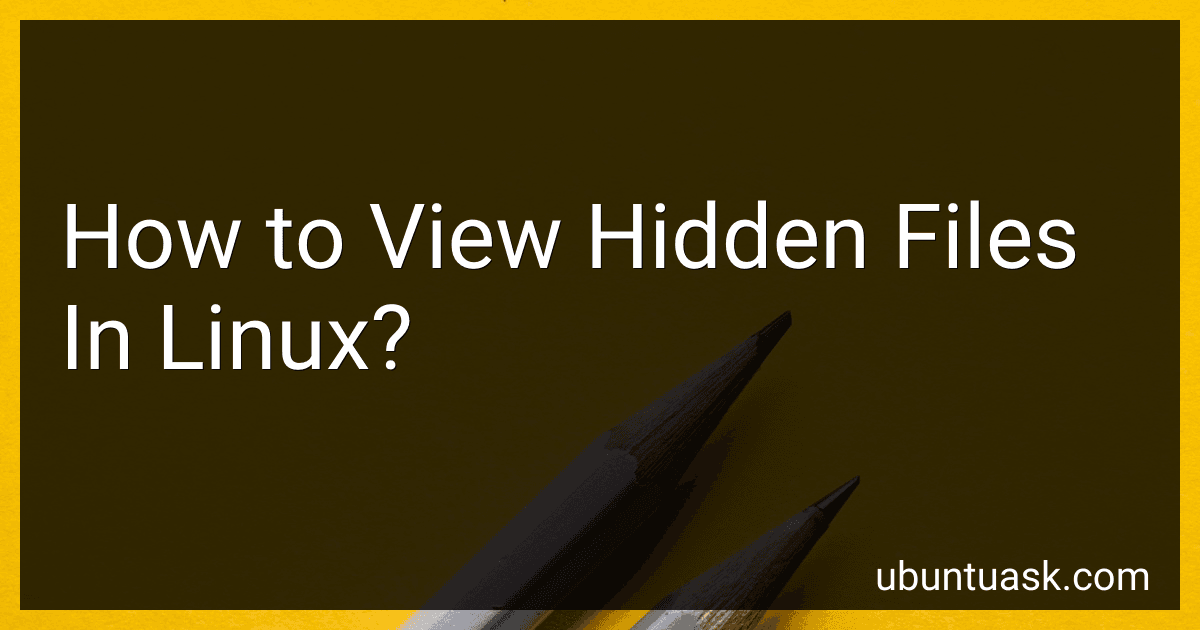 How to View Hidden Files In Linux? image