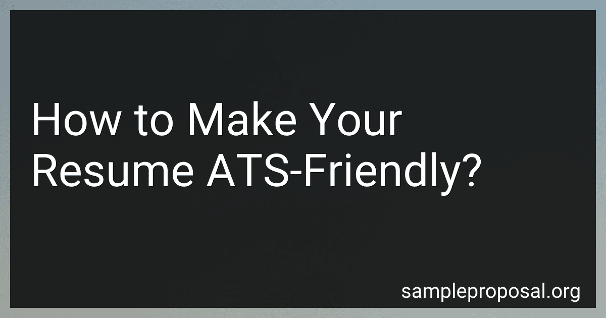 How to Make Your Resume ATS-Friendly? image
