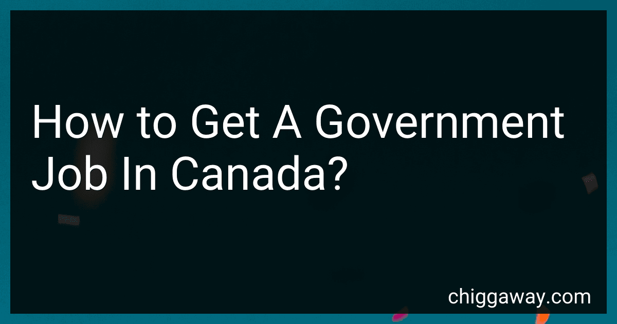 How to Get A Government Job In Canada? preview