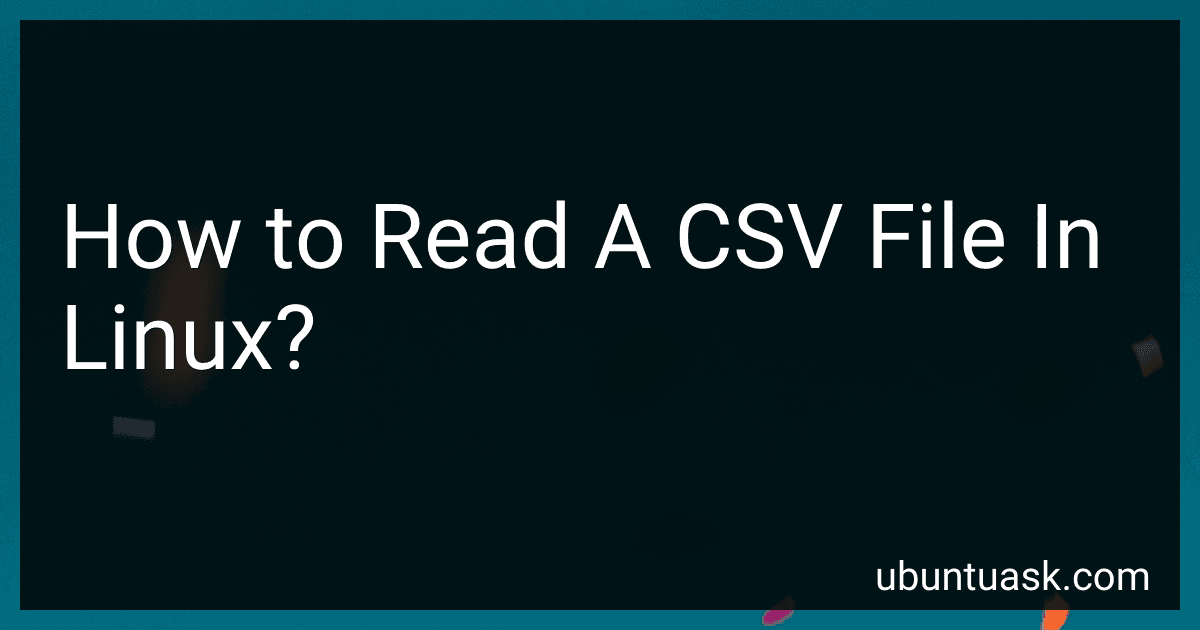 How to Read A CSV File In Linux? image
