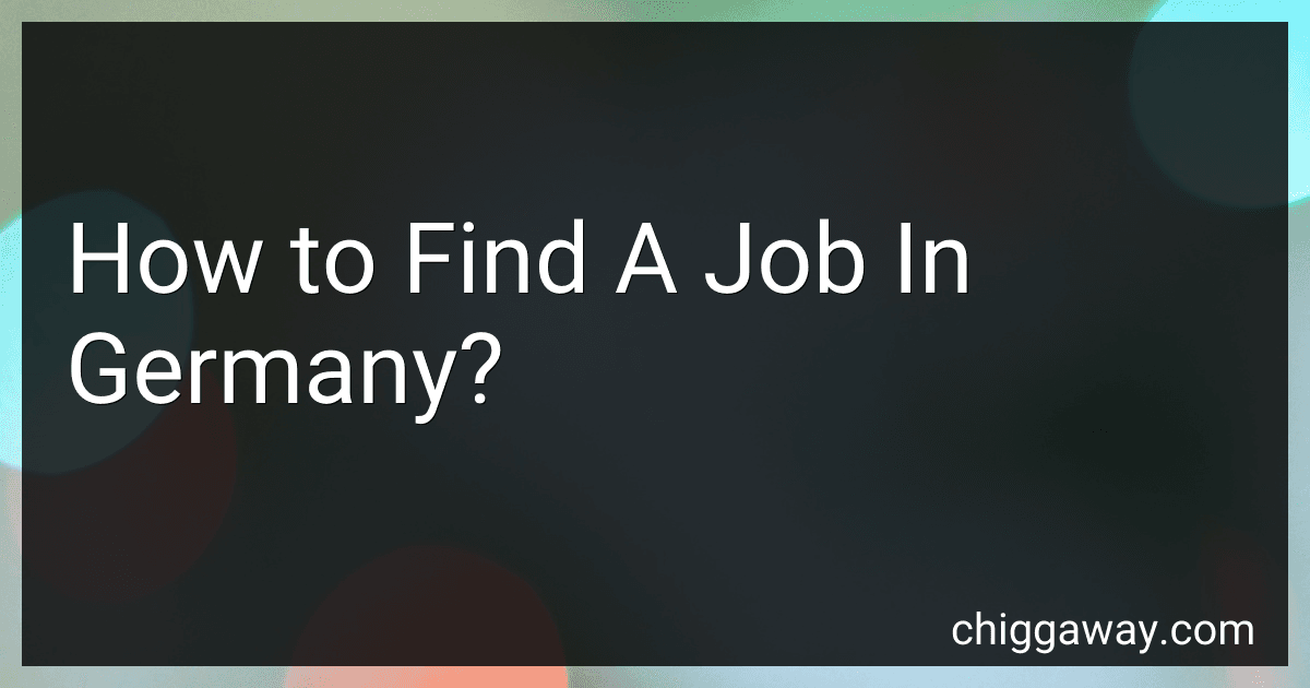 How to Find A Job In Germany? image