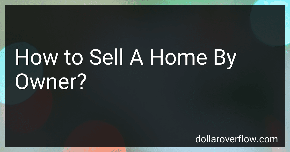 How to Sell A Home By Owner? image