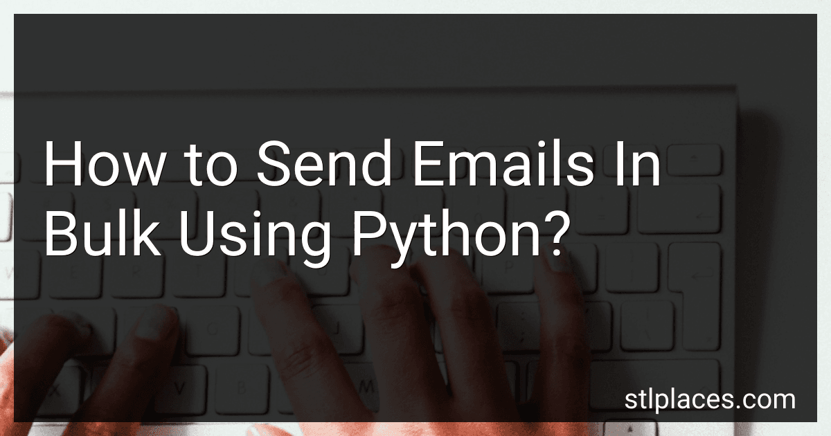 How to Send Emails In Bulk Using Python? image