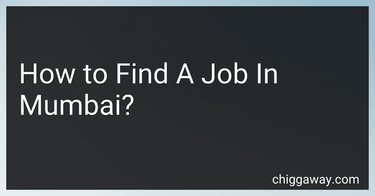 How to Find A Job In Mumbai? preview