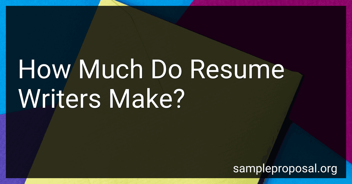 How Much Do Resume Writers Make? image