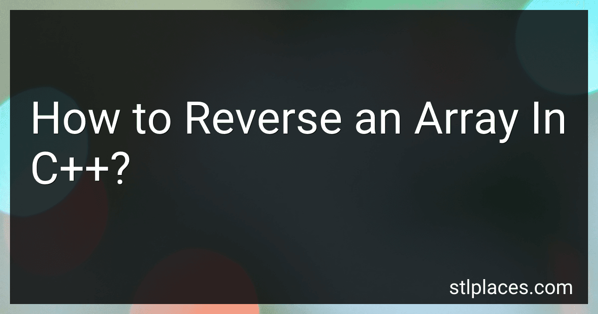 How to Reverse an Array In C++? image