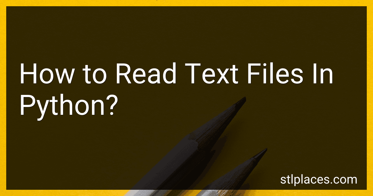 How to Read Text Files In Python? image