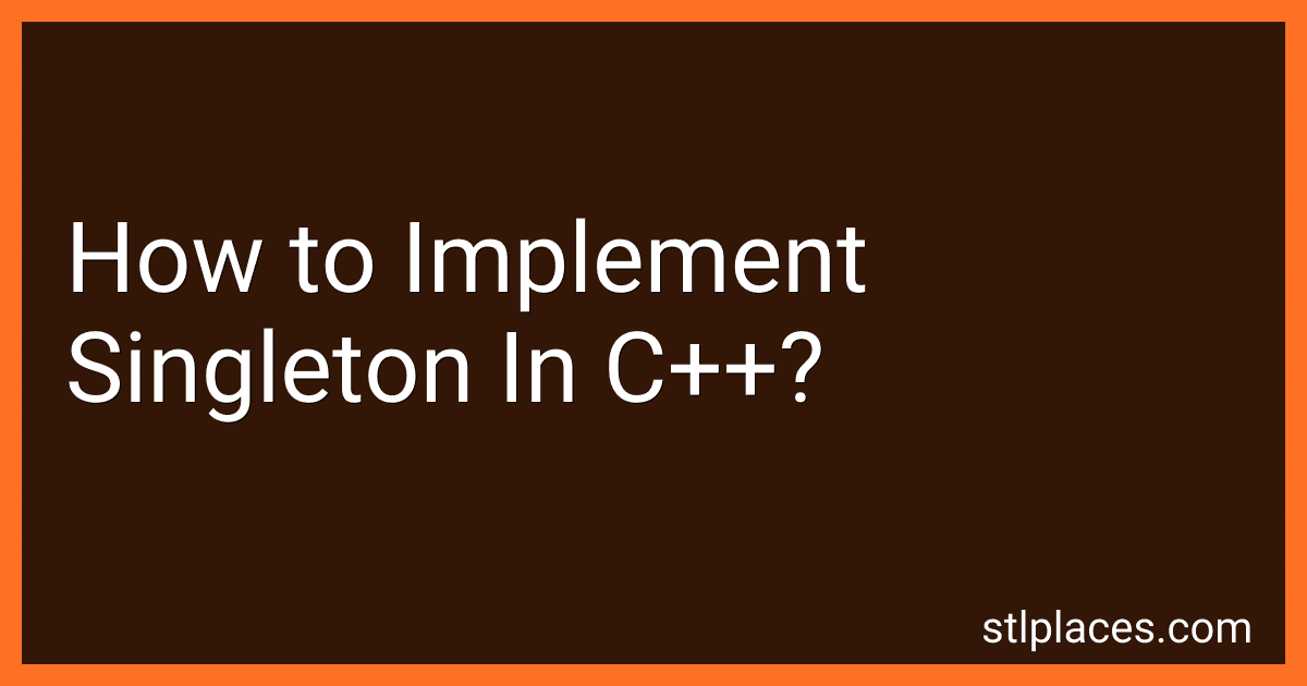 How to Implement Singleton In C++? image