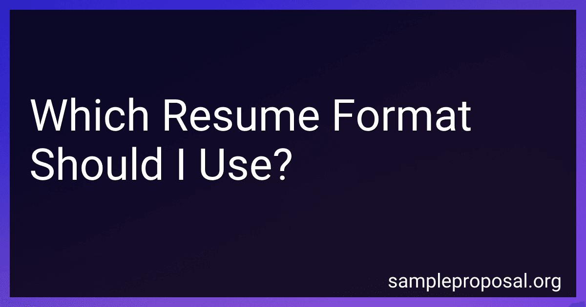 Which Resume Format Should I Use? image
