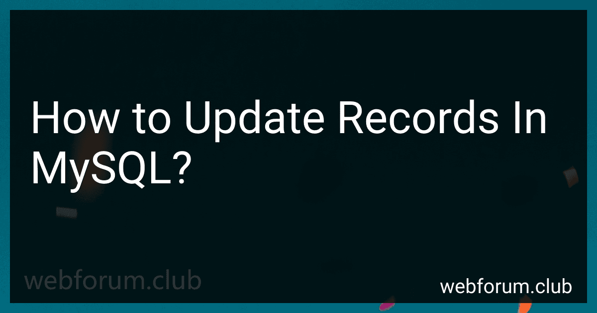 How to Update Records In MySQL? preview