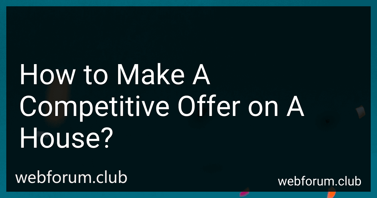 How to Make A Competitive Offer on A House? image