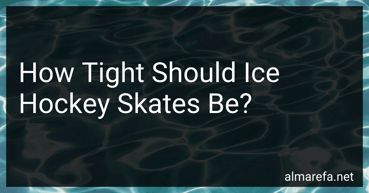 How Tight Should Ice Hockey Skates Be? image