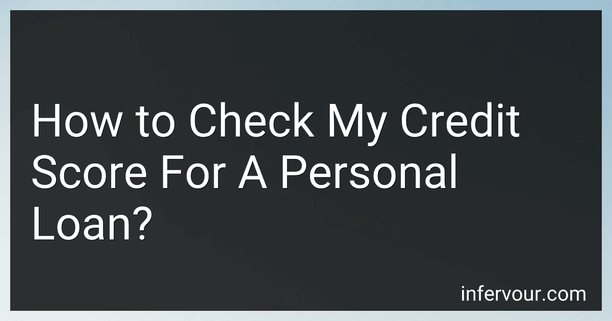 How to Check My Credit Score For A Personal Loan? image