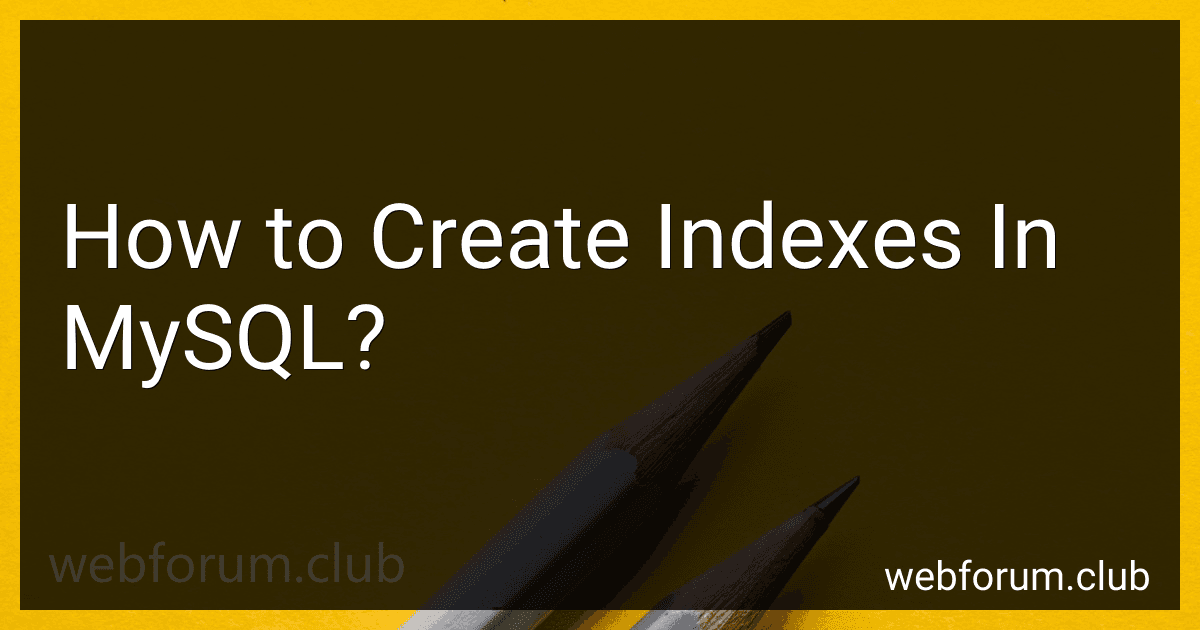 How to Create Indexes In MySQL? image