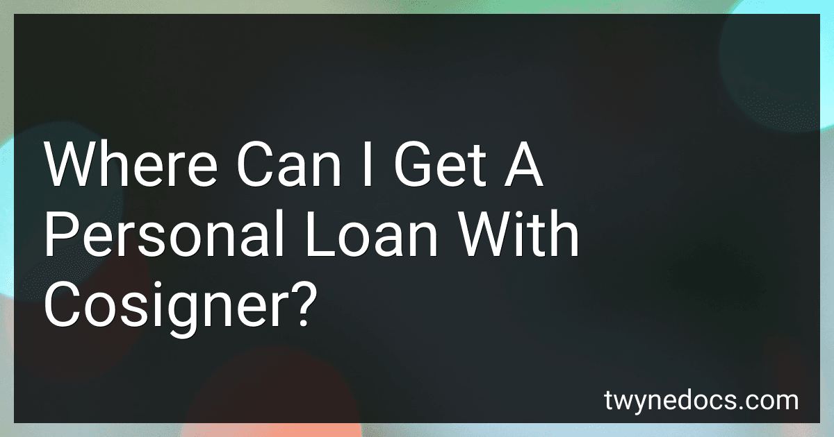 Where Can I Get A Personal Loan With Cosigner? image