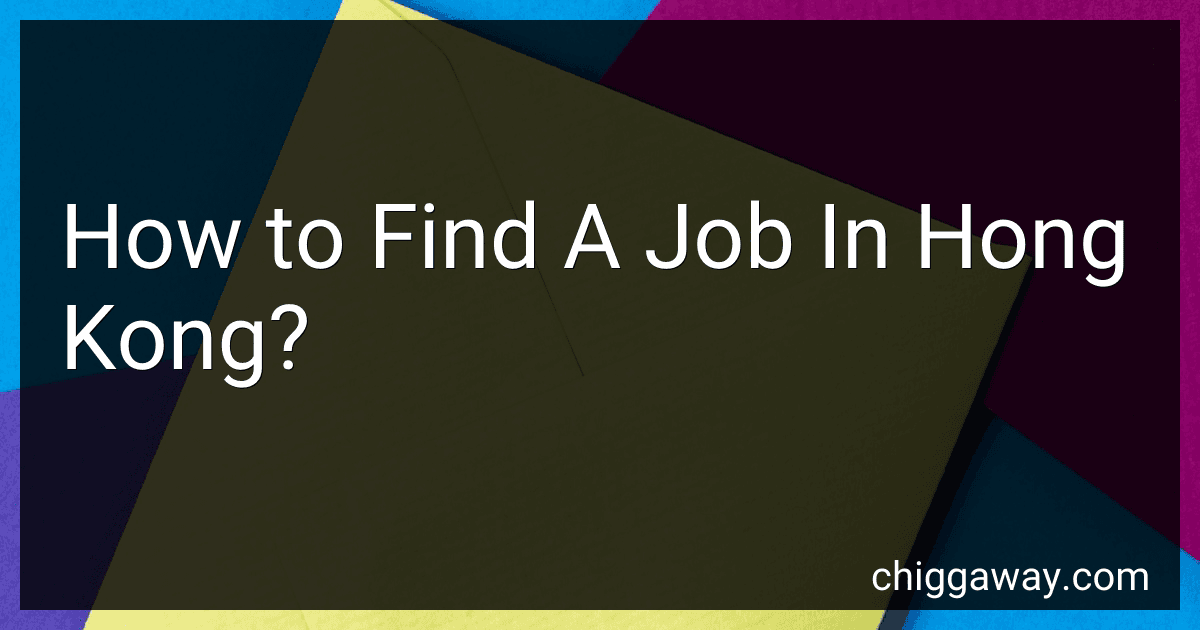 How to Find A Job In Hong Kong? preview