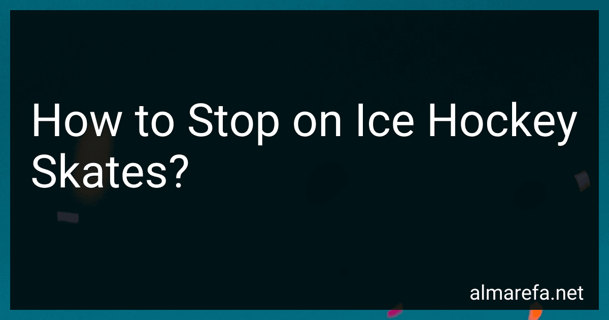 How to Stop on Ice Hockey Skates? image