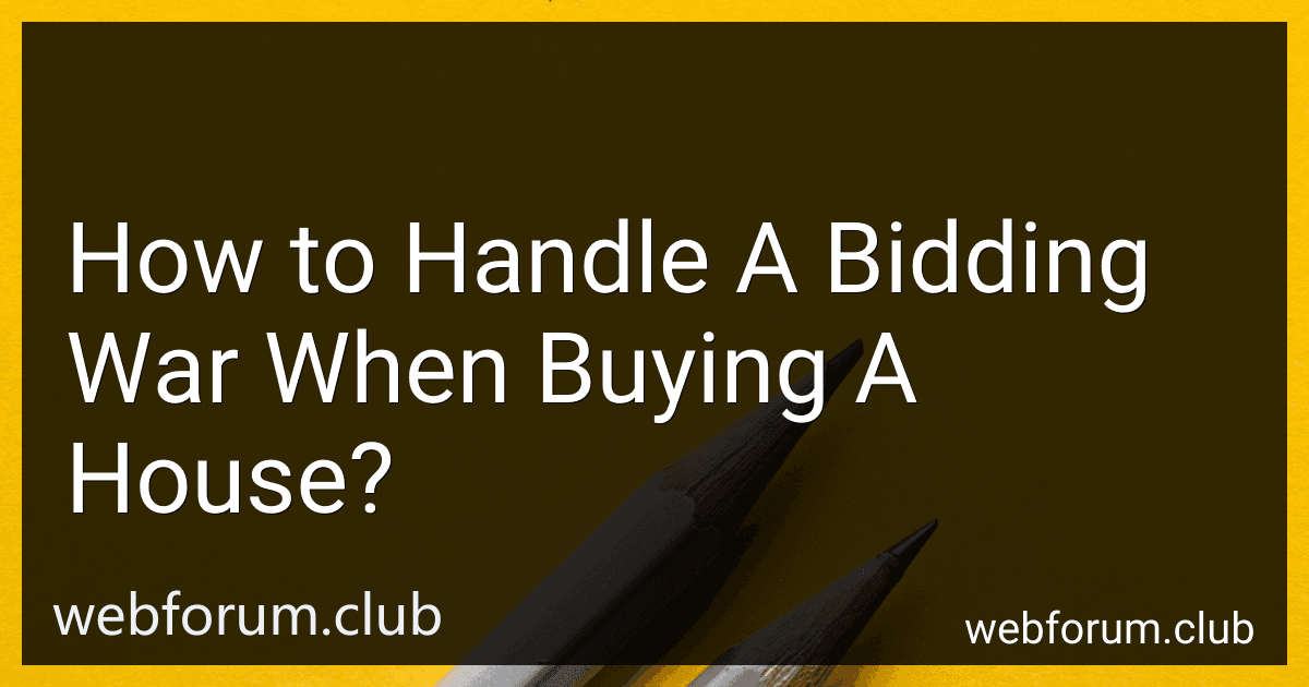 How to Handle A Bidding War When Buying A House? image