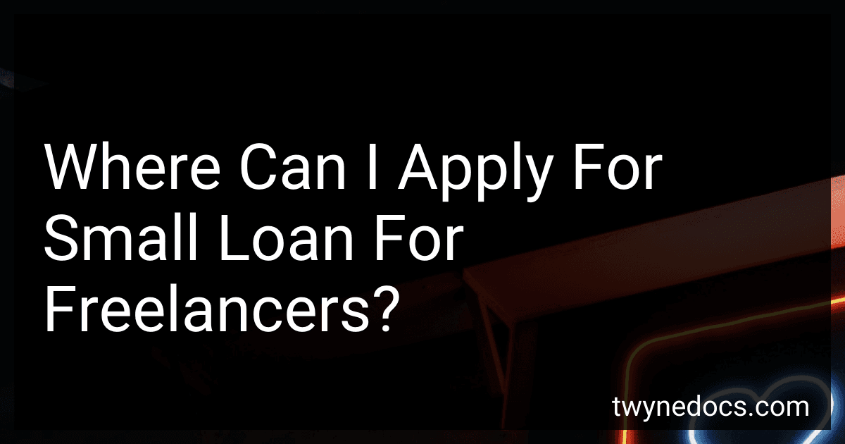 Where Can I Apply For Small Loan For Freelancers? image