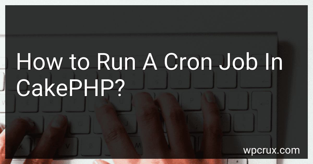 How to Run A Cron Job In CakePHP? image