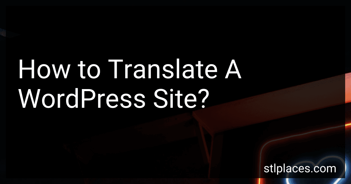 How to Translate A WordPress Site? image