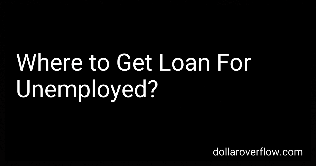 Where to Get Loan For Unemployed? image
